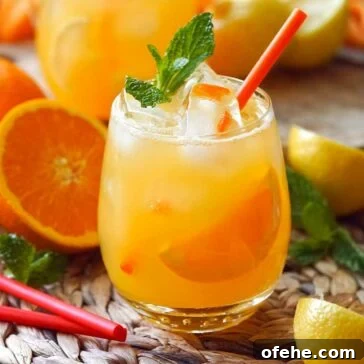 Fresh Orange Lemonade: 4-Ingredient Summer Orangeade Recipe 7 orange lemonade featured picture