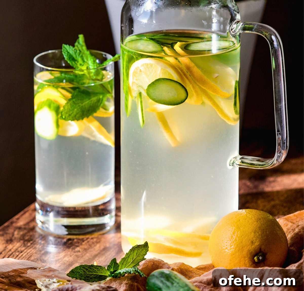 Fresh Orange Lemonade: 4-Ingredient Summer Orangeade Recipe 9 cucumber ginger lemon water featured image