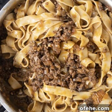 20-Minute Lamb Ragu with Pappardelle: Rustic Weeknight Pasta Recipe 11 Pappardelle added to the lamb ragu.