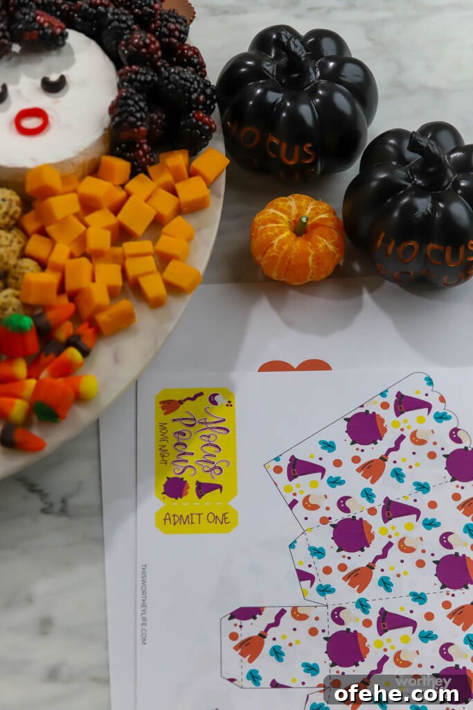 Hocus Pocus Printable Activities and Crafts for Halloween 3 hocus pocus board