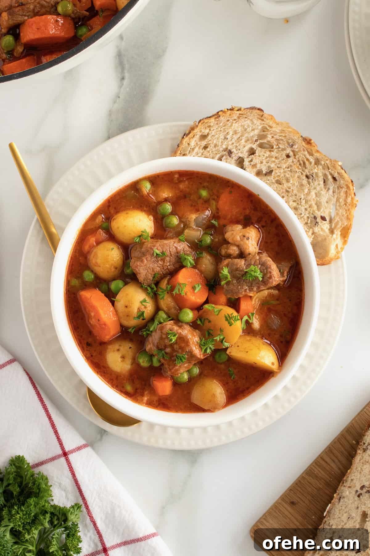 Classic Hearty Beef Stew Recipe for Comforting Dinners 3 The Best Beef Stew by The BakerMama