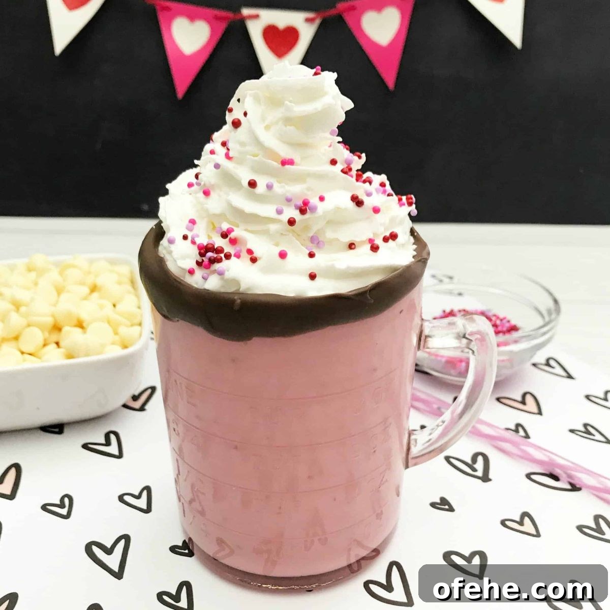 Image for Strawberry Hot Chocolate Recipe