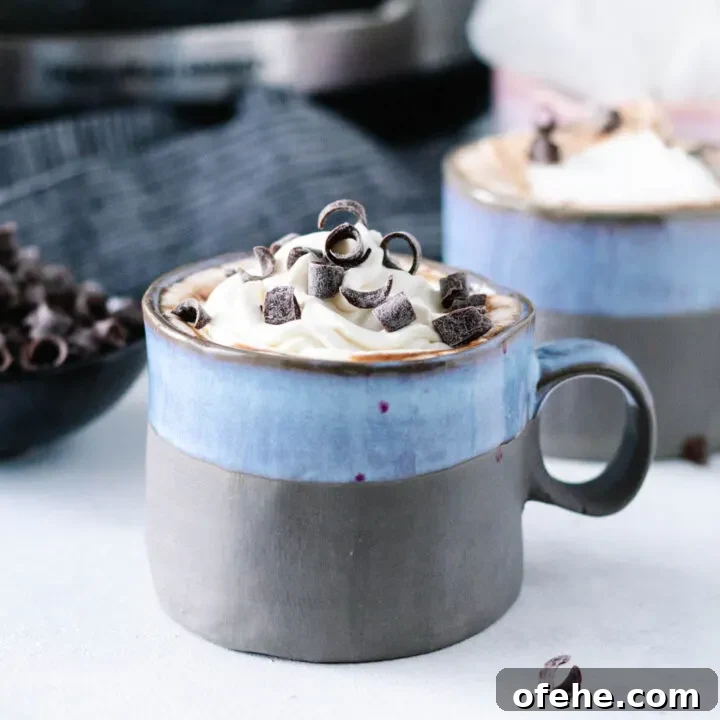 Image for Creamy Slow Cooker Hot Chocolate