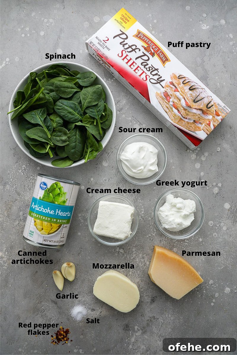 Crispy Baked Spinach and Artichoke Bites You'll Love 3 Ingredients used to make baked spinach artichoke bites
