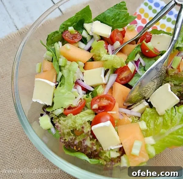 Melon and Cherry Tomato Salad