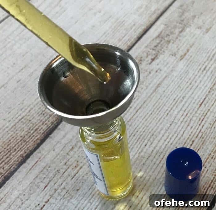 Add vitamin E to nail serum