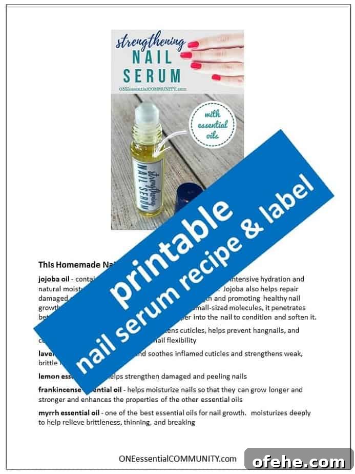 Final nail serum bottle