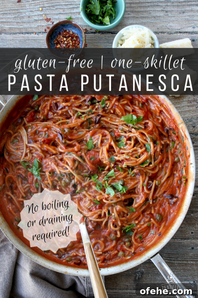 Gluten-Free One-Skillet Pasta Puttanesca Recipe 4 one skillet pasta putanesca