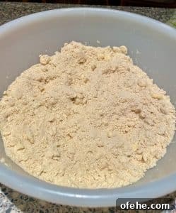 butter rubbed into flour