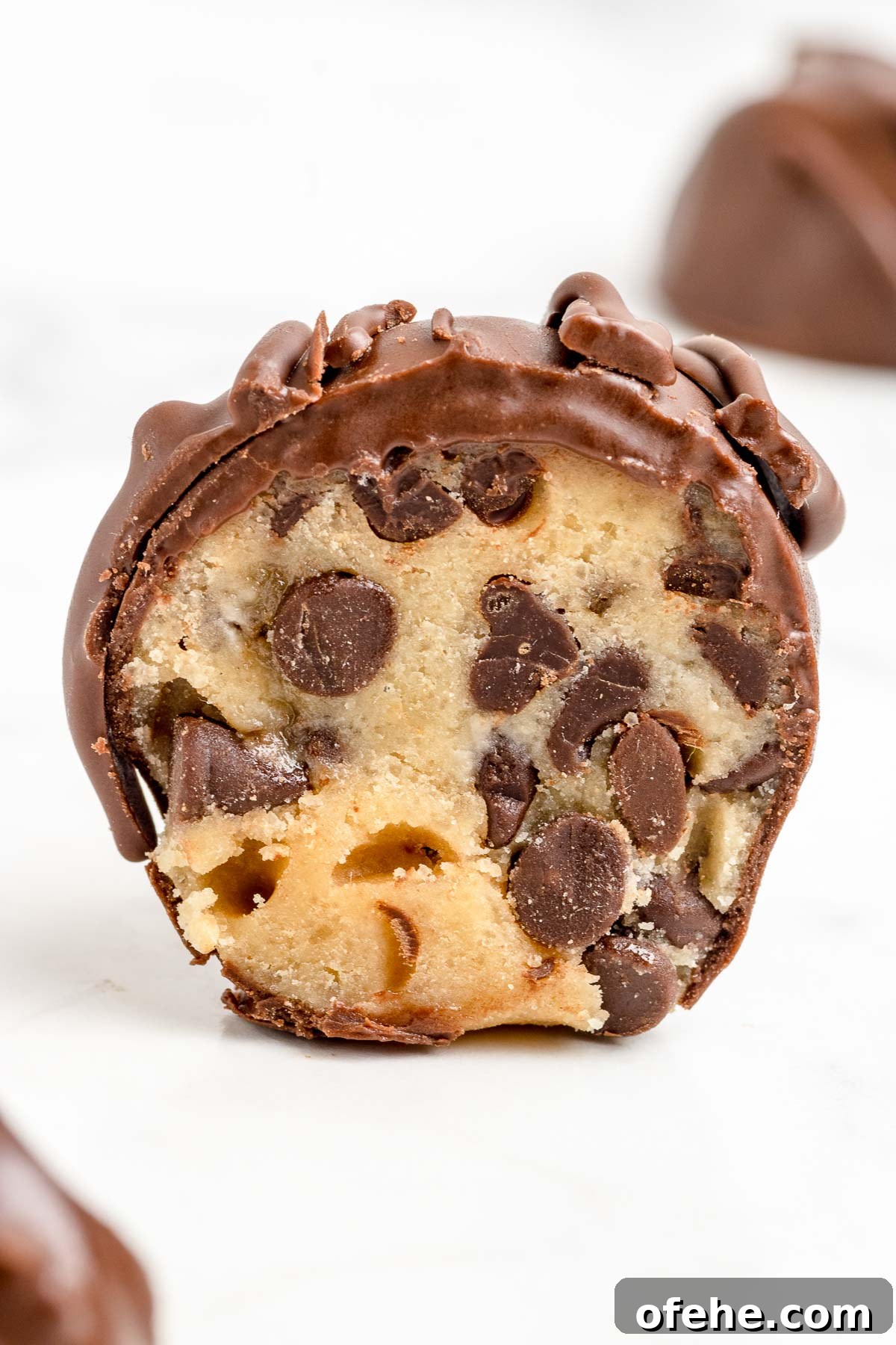 chocolate chip cookie dough truffles