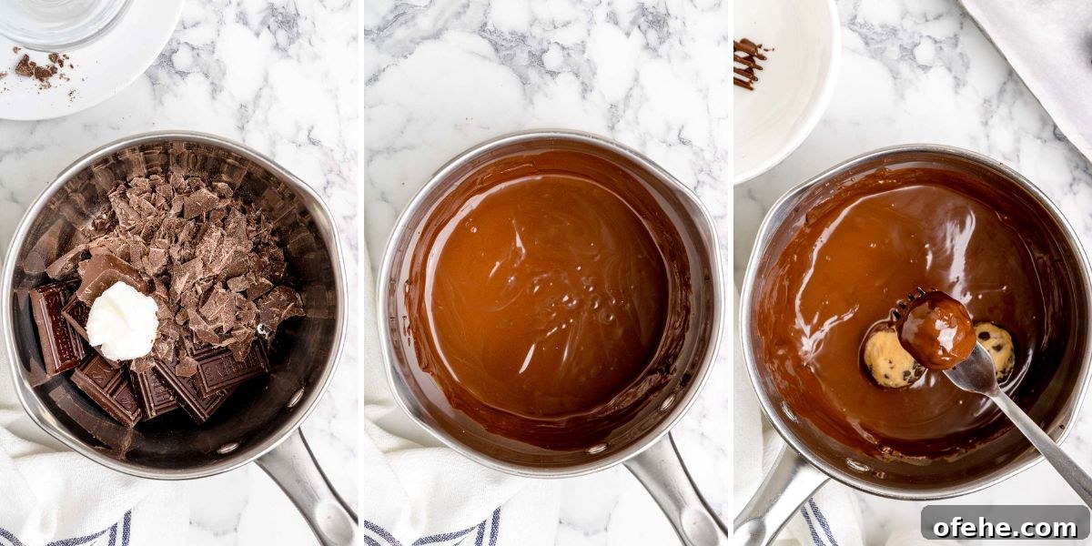 chocolate dipping