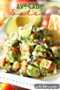 Avocado Salsa with Chips Avocado Salsa with Chips