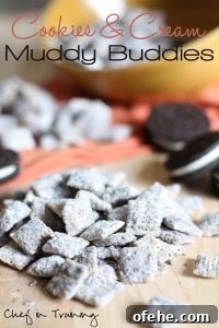 Cookies and Cream Muddy Buddies Cookies and Cream Muddy Buddies