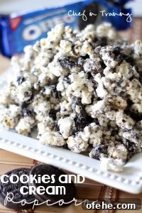 Cookies and Cream Popcorn Cookies and Cream Popcorn