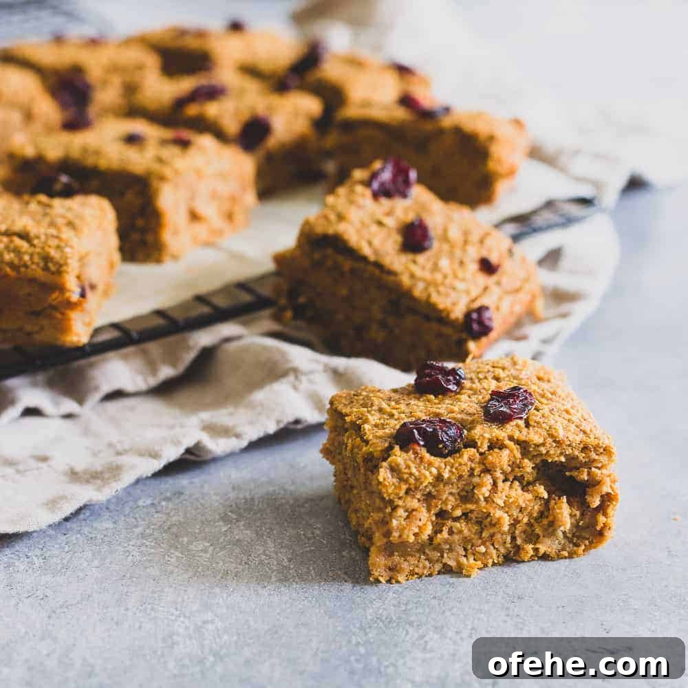 These sweet potato bars made with oats are the perfect healthy snack. Add your favorite mix-ins like dried fruit, nuts or even chocolate chips. These sweet potato bars made with oats are the perfect healthy snack. Add your favorite mix-ins like dried fruit, nuts or even chocolate chips.