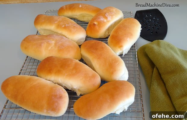 Homemade Hot Dog Buns Made in a Bread Machine 6 Hot Dog Buns Baked