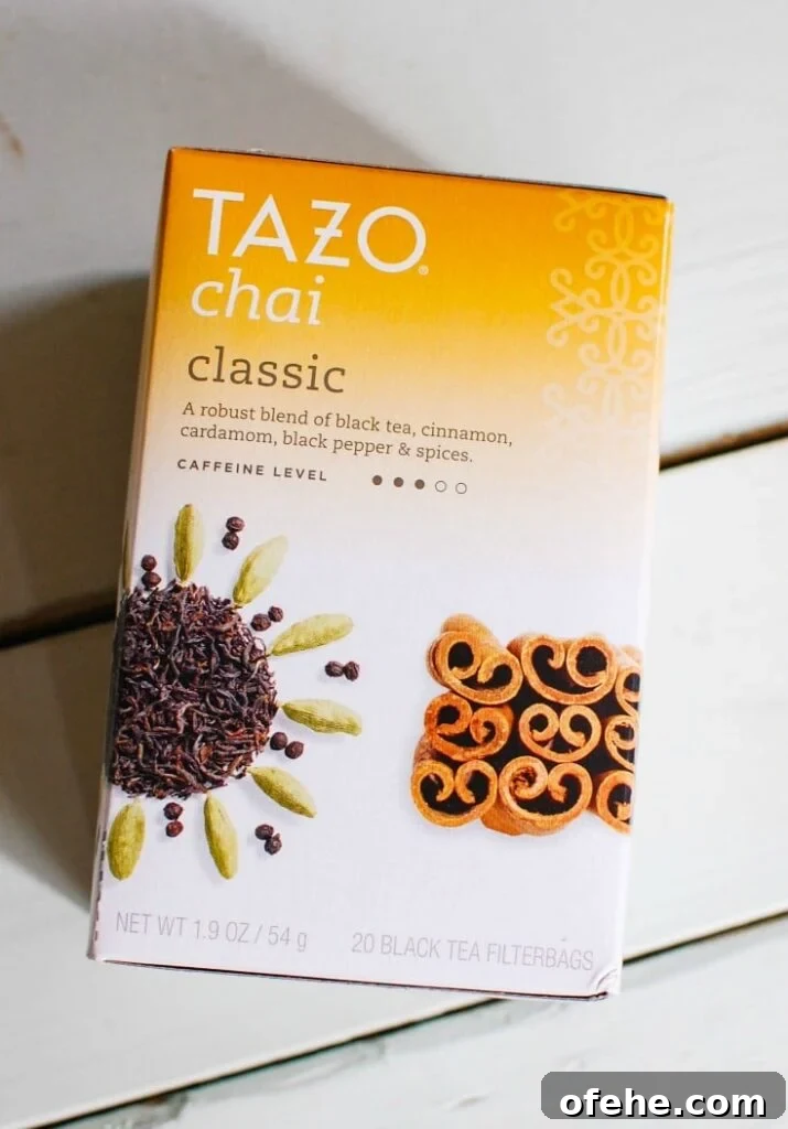 How to Make a Cozy Homemade Chai Latte Recipe 3 Tazo Chai blend