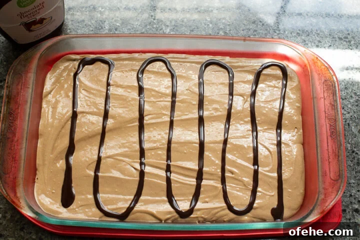 mocha dessert slice