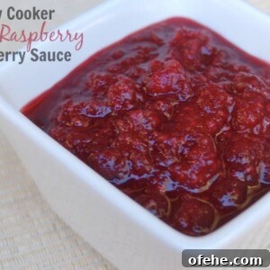 Slow Cooker Apple, Raspberry & Cranberry Sauce for Holidays 2 slow cooker apple raspberry cranberry sauce
