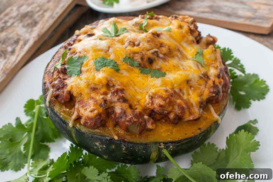 35+ Gluten-Free September Recipes for Seasonal Eating 16 TACO STUFFED KABOCHA