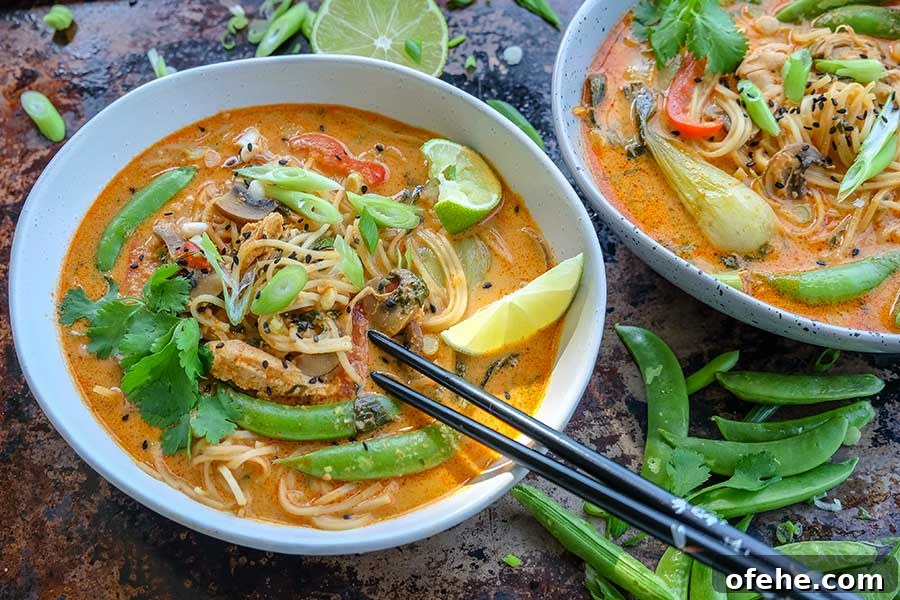 35+ Gluten-Free September Recipes for Seasonal Eating 21 thai chicken ramen, gluten free