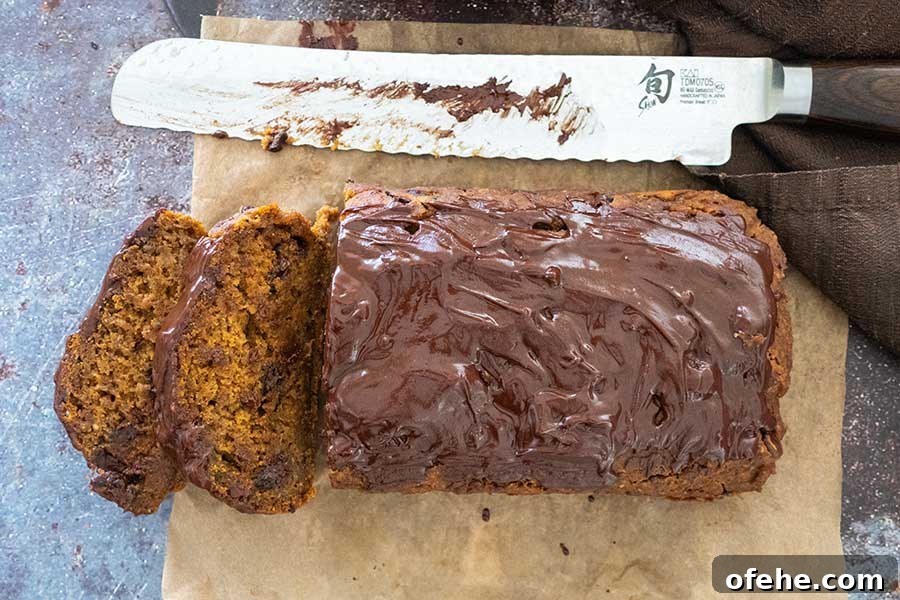 35+ Gluten-Free September Recipes for Seasonal Eating 28 pumpkin chocolate fudge bread sliced