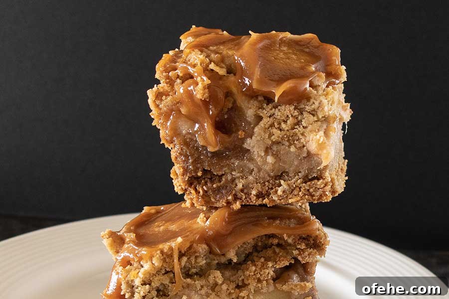 35+ Gluten-Free September Recipes for Seasonal Eating 34 2 stacked apple pie squares, gluten free