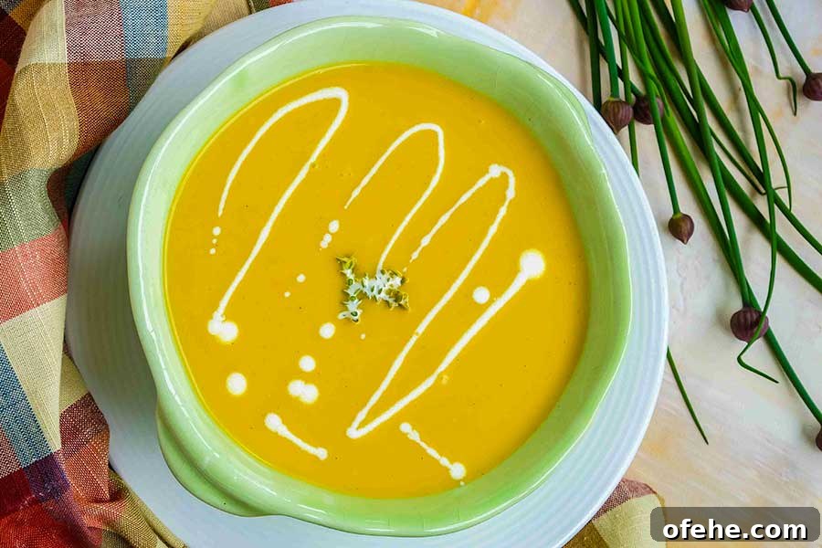 35+ Gluten-Free September Recipes for Seasonal Eating 7 butternut squash apple fall soup in a bowl