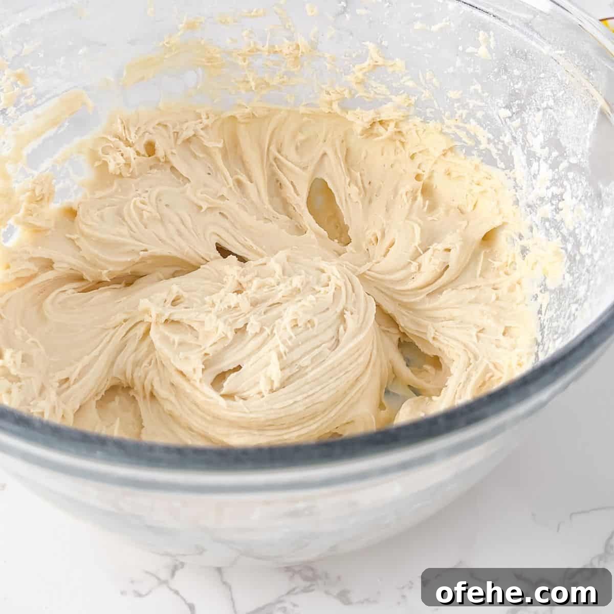 Soft and Creamy Sour Cream Cookies Recipe 6 Finished dough for sour cream cookies.