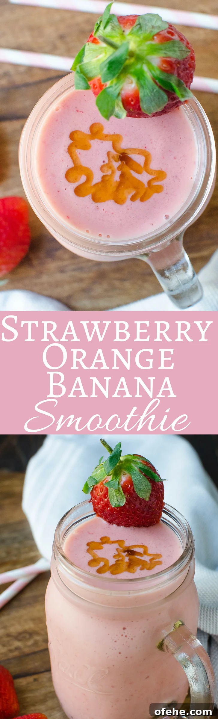 Strawberry Orange Banana Smoothie Recipe for Fresh Morning Energy 9 Looking for the best breakfast smoothie? This easy, healthy recipe includes yogurt, berries, bananas and a secret ingredient!