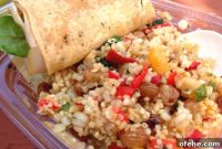 Day 201 Lunch Menu: Turkey-Spinach Wraps, Quinoa Salad & Focaccia