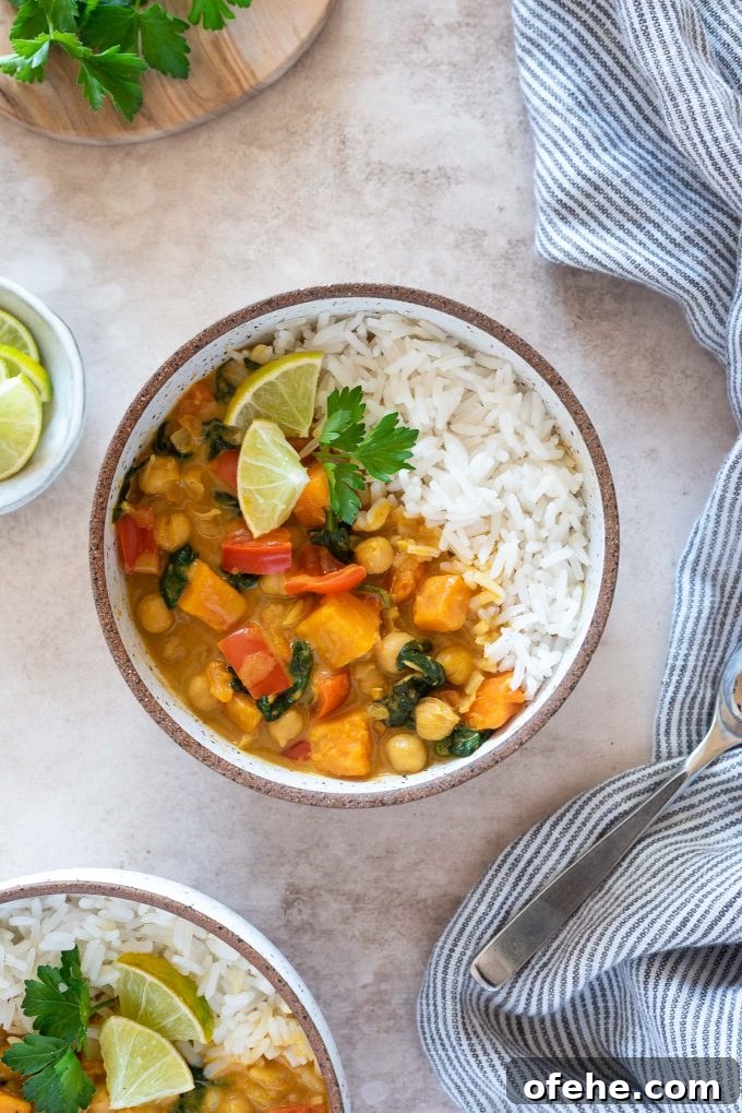 51 Budget-Friendly Family Meals to Save Money Weekly 46 sweet potato chickpea curry