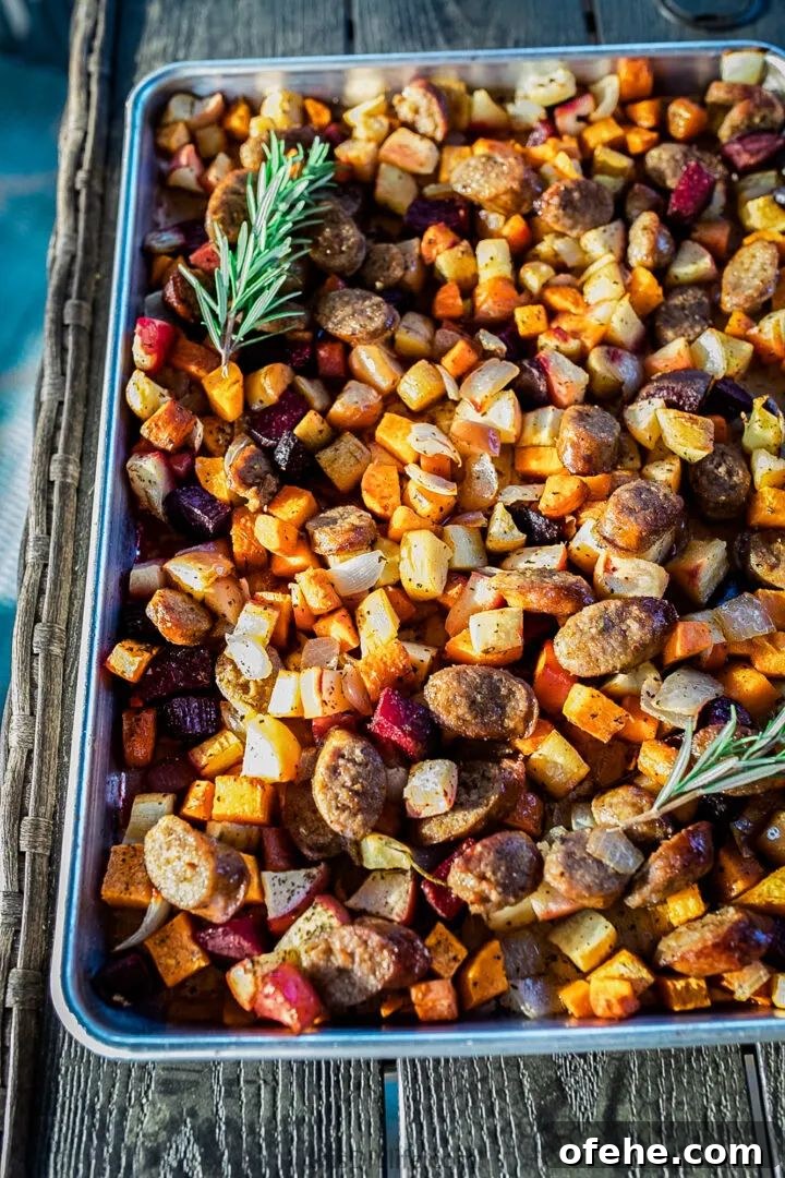 51 Budget-Friendly Family Meals to Save Money Weekly 48 one pan sausage and veggies