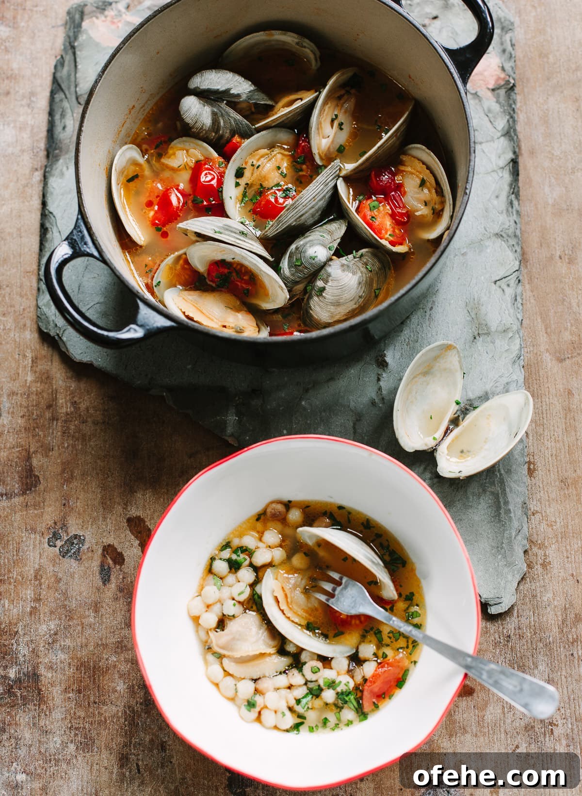 15 Authentic Italian Soups to Warm You Up This Season 17 Acqua Pazza (Clams in "Crazy Water") by Familystyle Food // FoodNouveau.com