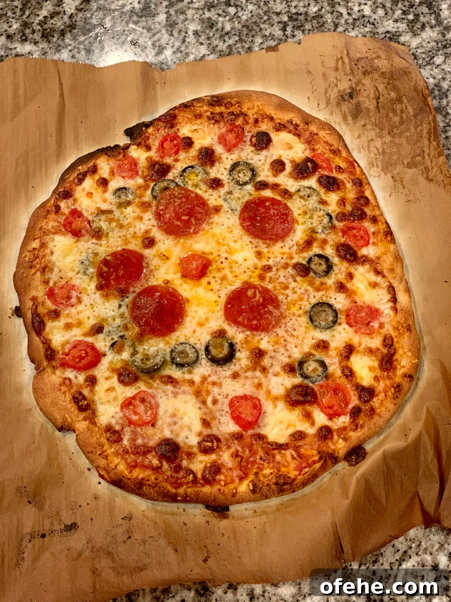 Homemade pizza