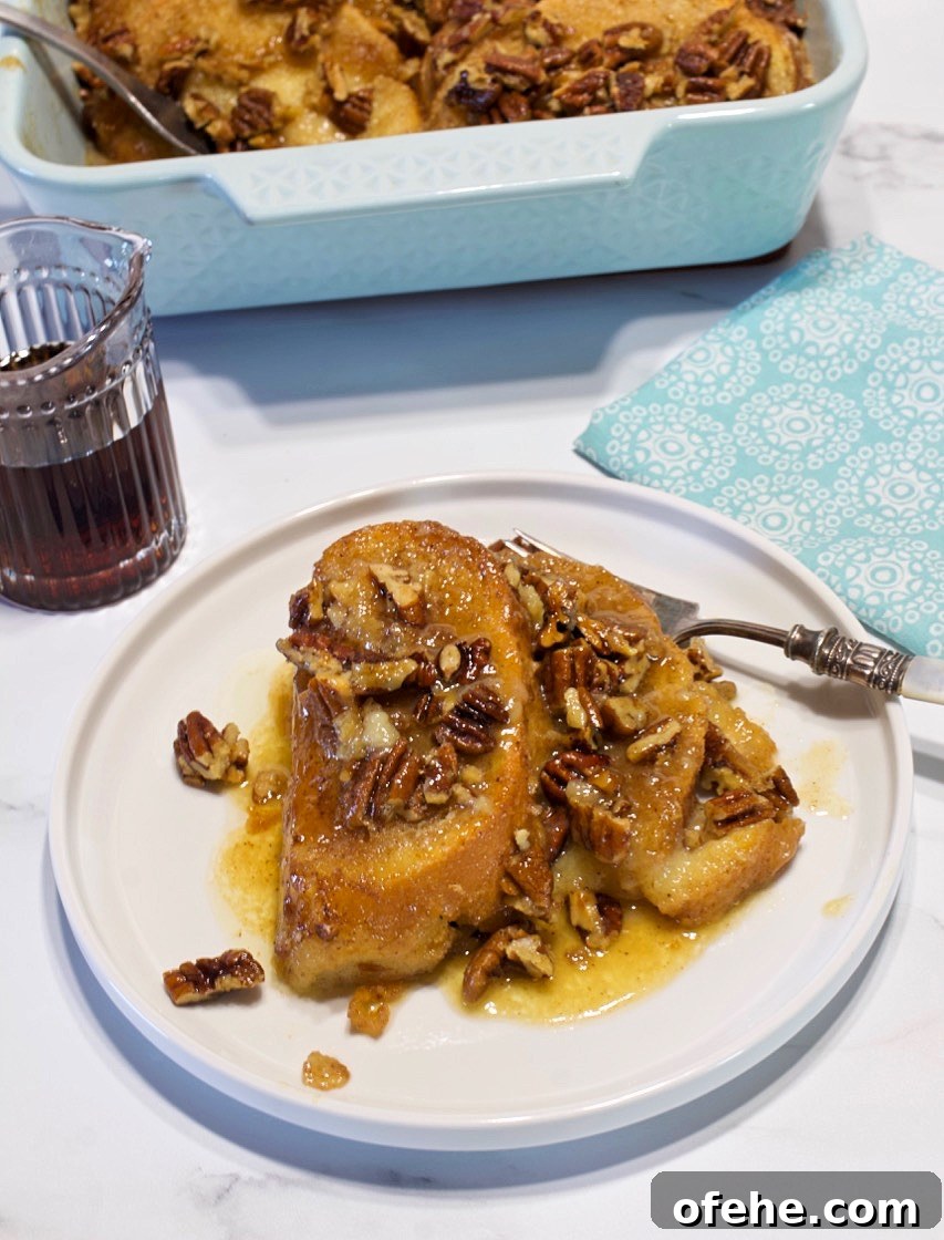 Baked French toast casserole