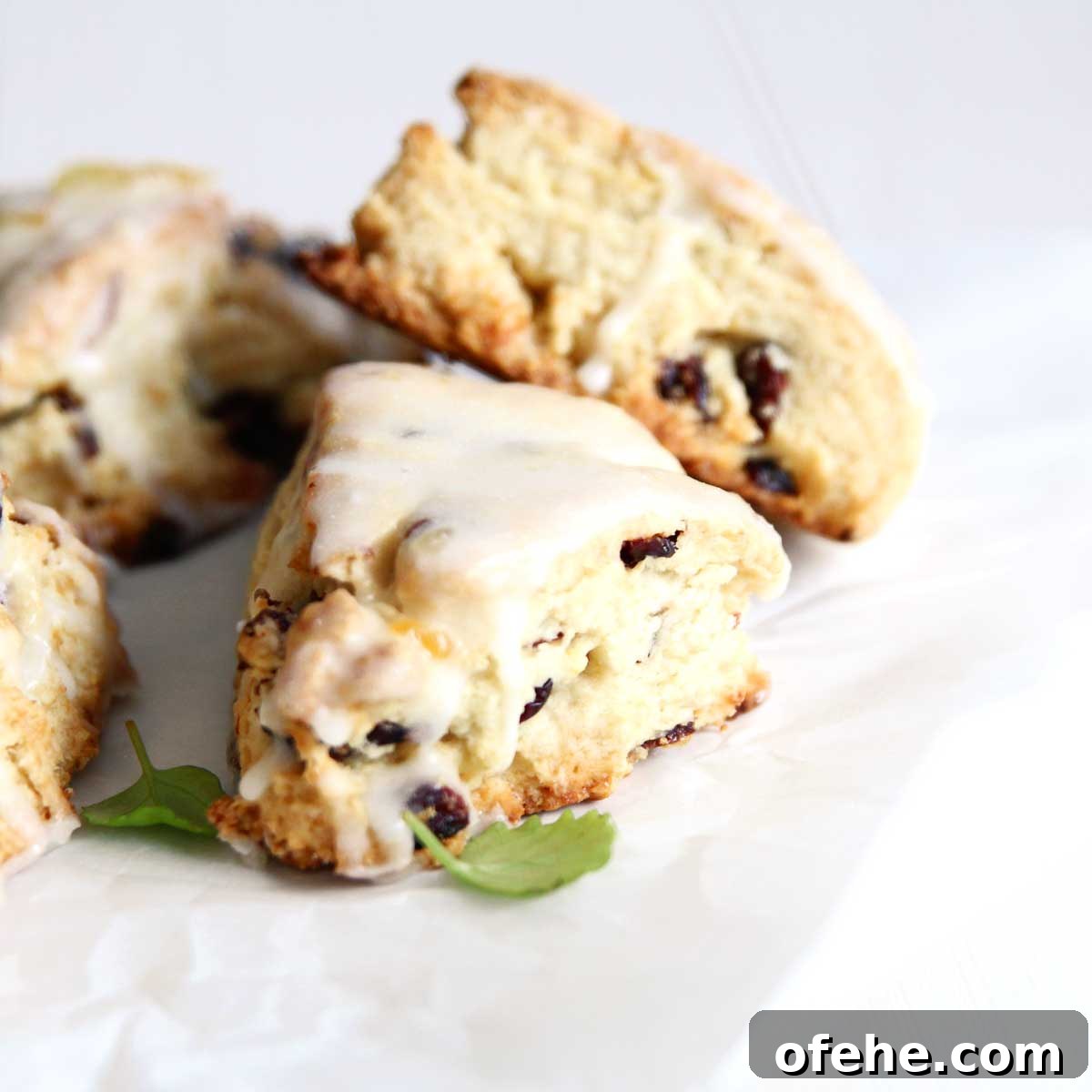 Scone Flavor Ideas - Sweet - Cranberry Orange Scones