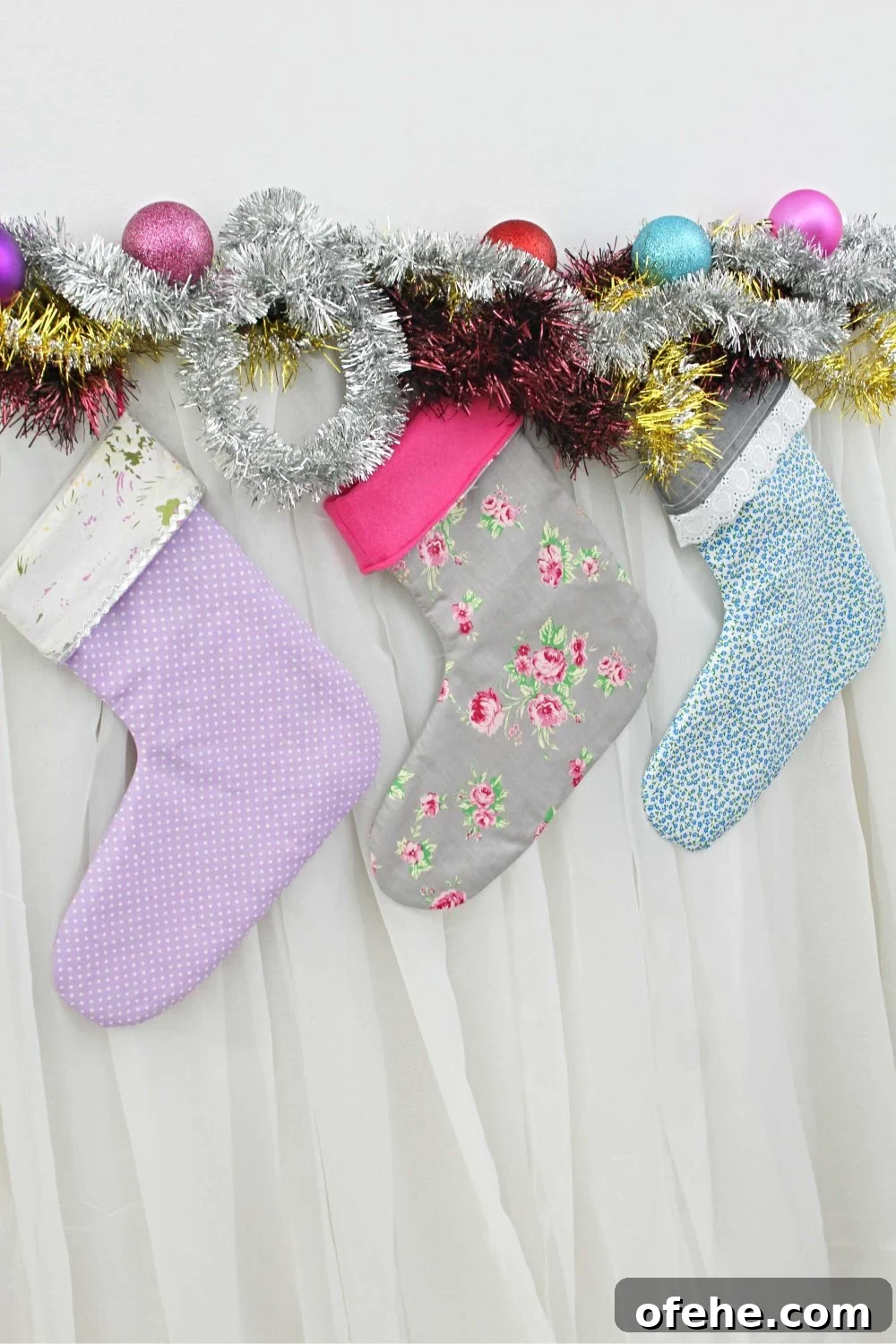 How to Make a Charming Simple Christmas Stocking (Video) 6 How to make a Christmas stocking