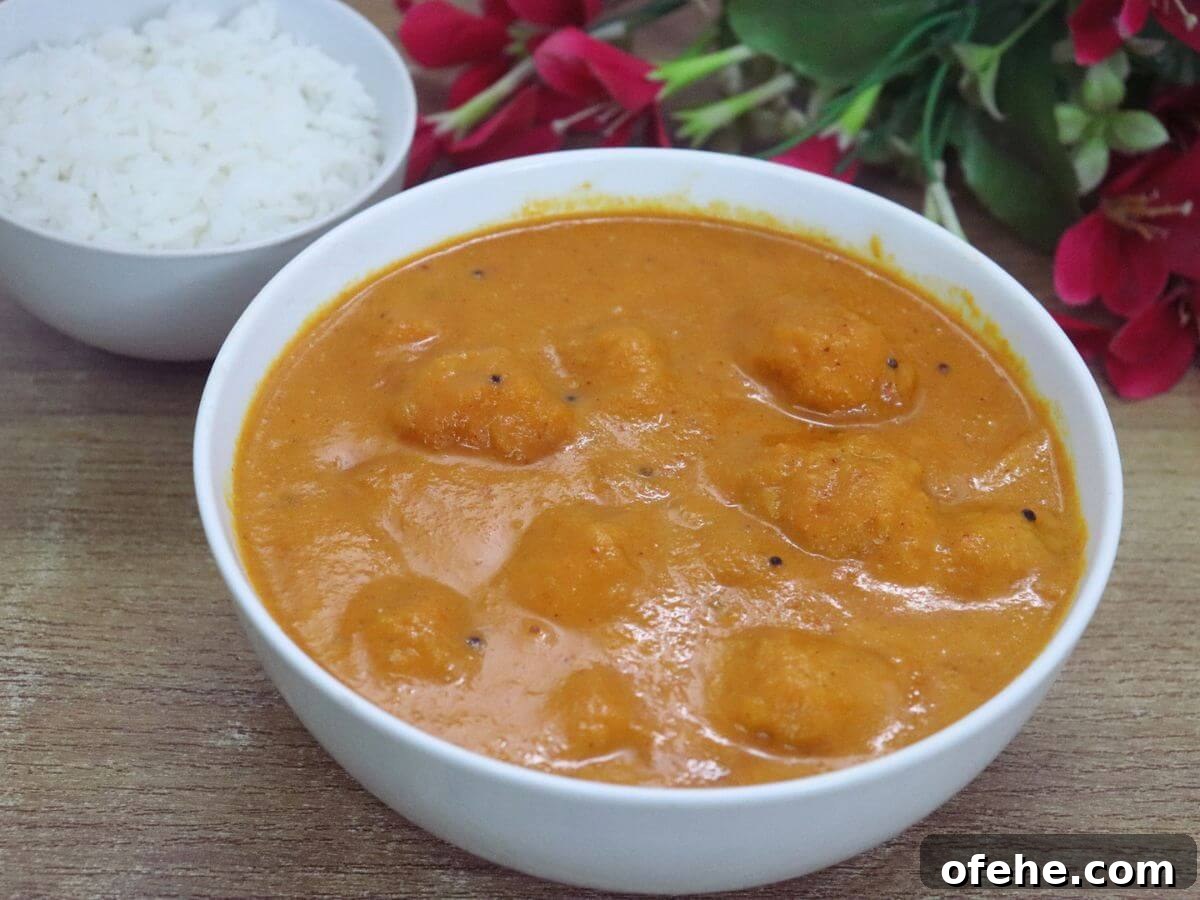 Goan mango sasav served in a bowl.