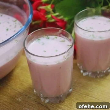 solkadhi served in two glasses.