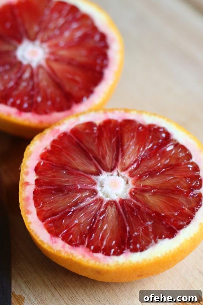 Pomegranate and Blood Orange Cocktail Recipe for Winter Cocktails 3 blood orange