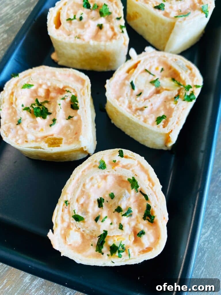 Smoked Salami and Roasted Pepper Pinwheels 9 Smoked Cheesy Salsa Pinwheels