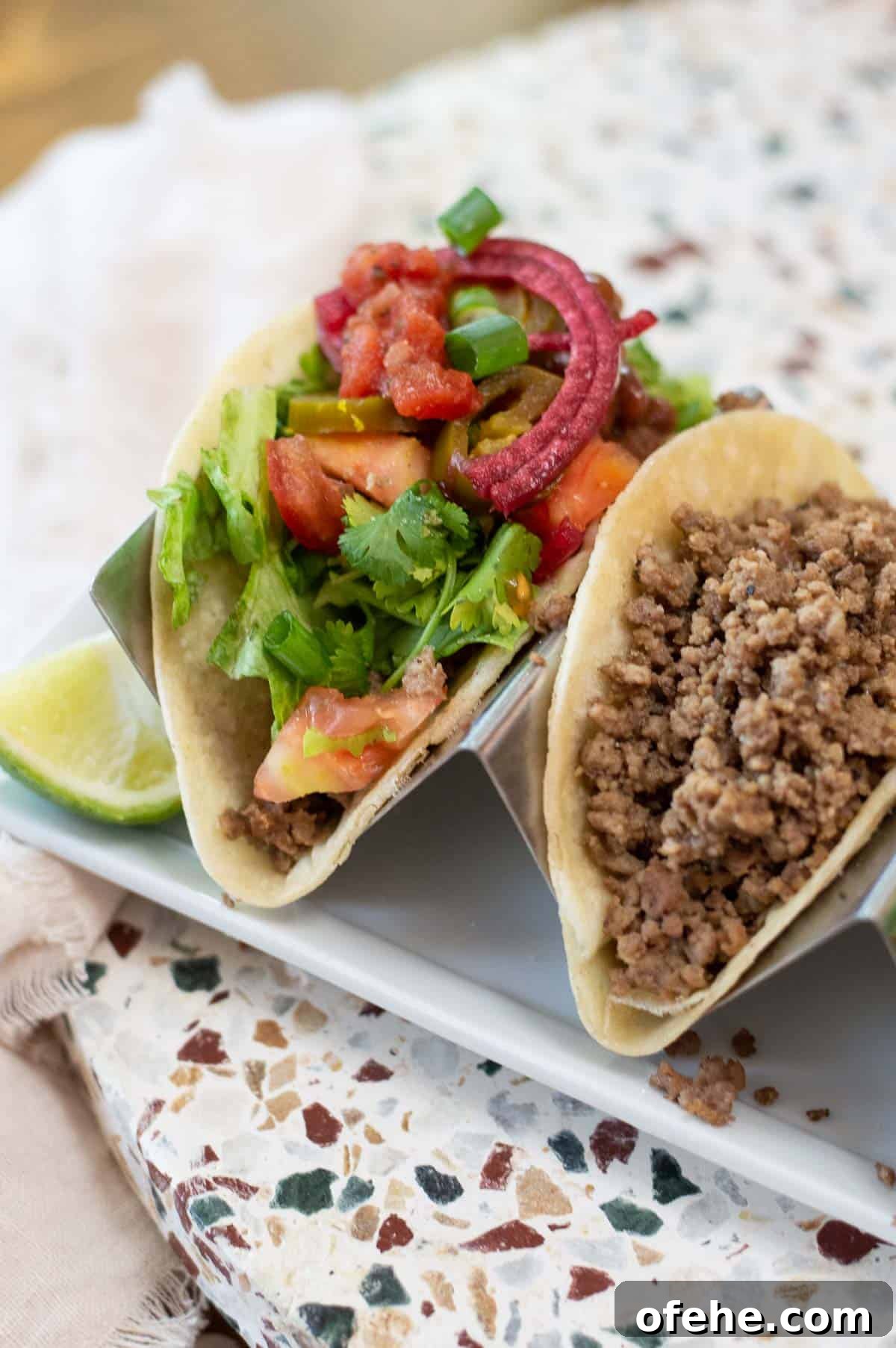 Classic Ground Beef Tacos: Grandma’s 60-Year Family Recipe 3 ground beef tacos