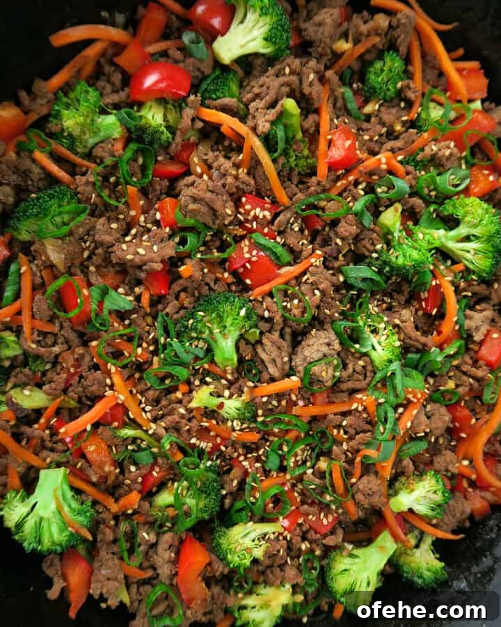 30-Minute Korean Ground Beef Stir-Fry Recipe (One-Pot) 12 img 3728 11