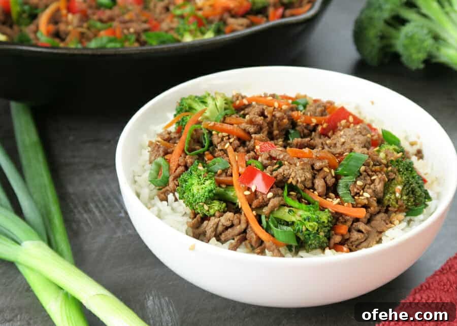 30-Minute Korean Ground Beef Stir-Fry Recipe (One-Pot) 10 img 3728 9