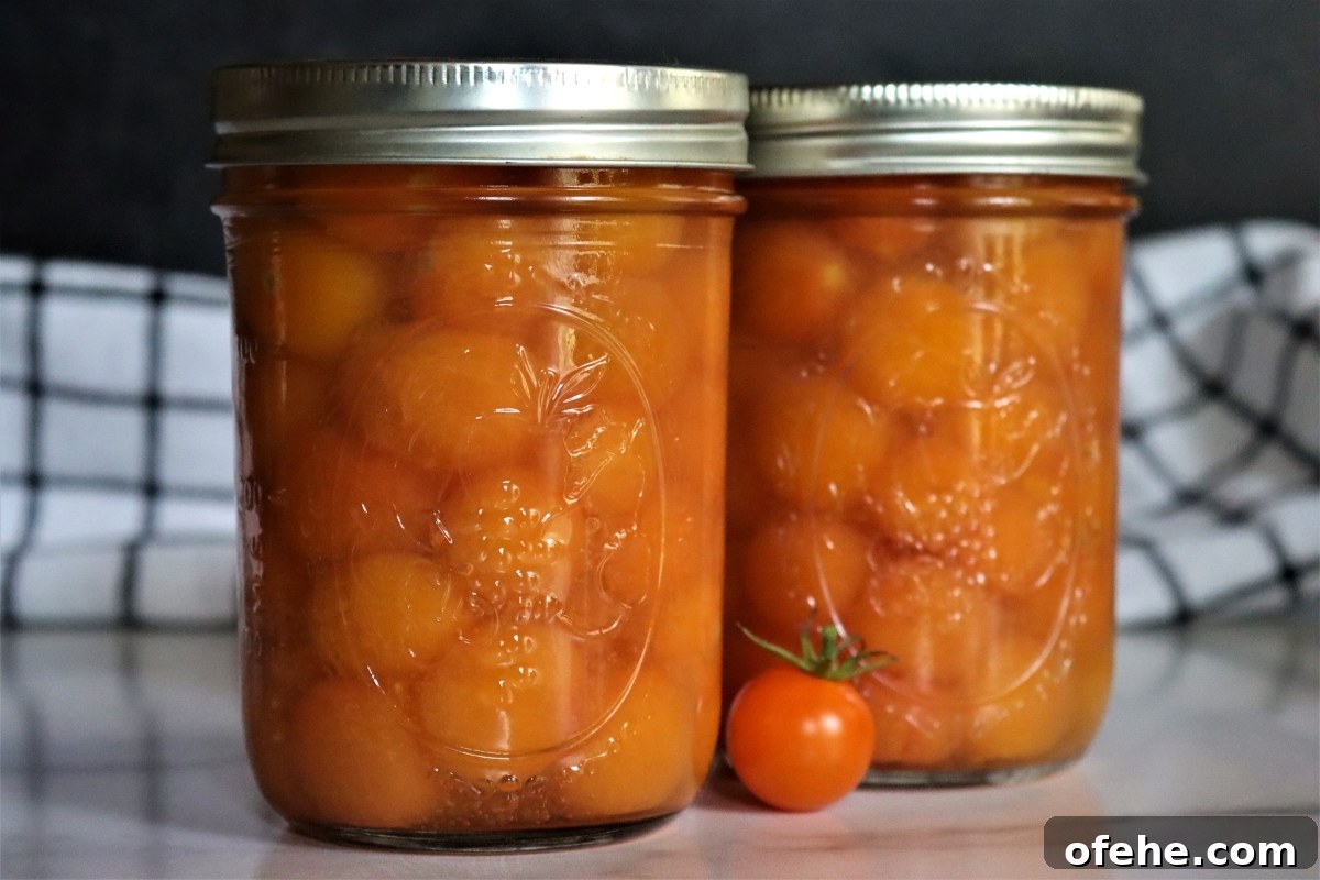 How to Can Cherry Tomatoes at Home: Step-by-Step Guide 2 Canning Cherry Tomatoes