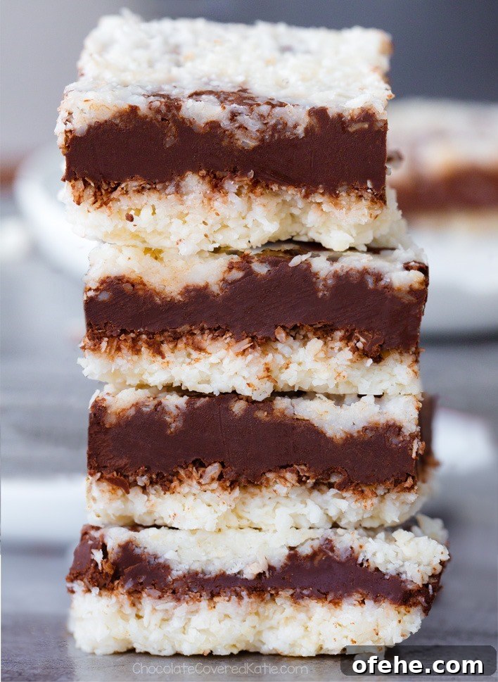 Low Carb Keto Chocolate Coconut Fudge Bars Recipe Low Carb Keto Chocolate Coconut Fudge Bars Recipe