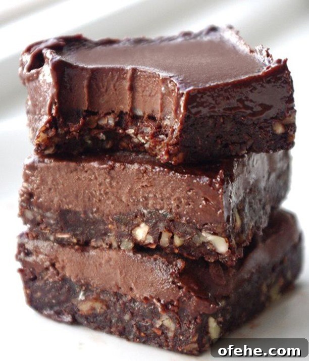 No Bake Chocolate Fudge Bars No Bake Chocolate Fudge Bars