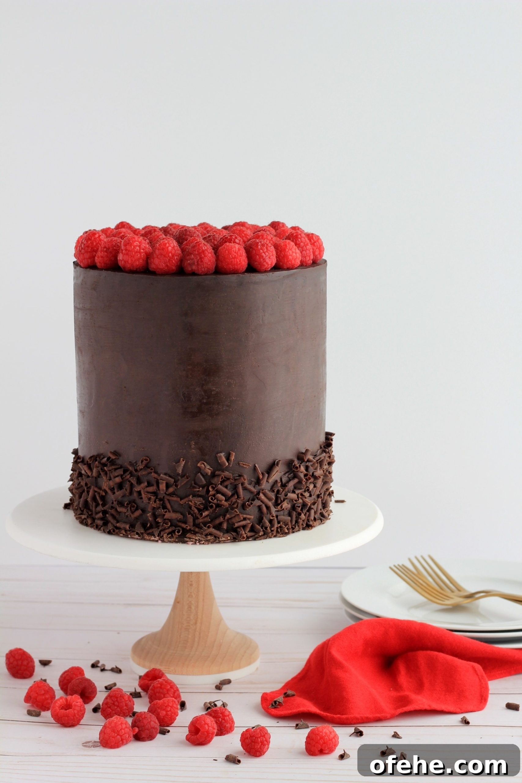 Decadent Dark Chocolate Raspberry Layer Cake Recipe 3 img 4324 2 scaled