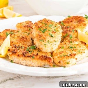 Crispy Oven-Baked Panko Chicken Recipe for Dinner 6 A plate of Panko chicken.
